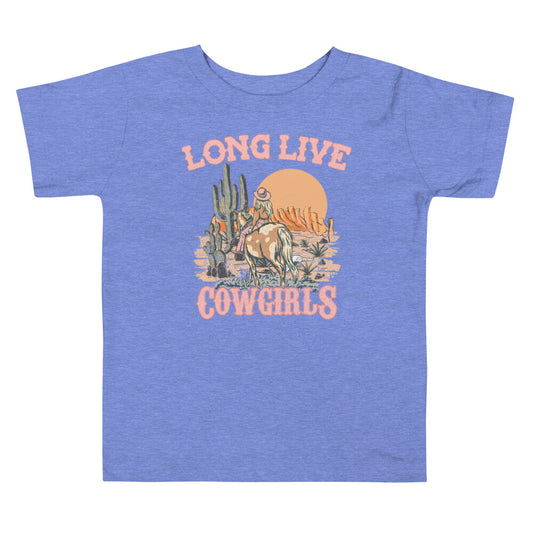 Long Live Cowgirls Toddler Tee